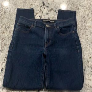 EUC Dark EXPRESS JEANS Hi Rise Leggings 4 R